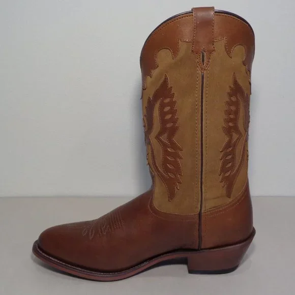 Dingo Size 13 M SILVERLAKE Tan Leather Cowboy Western Boots New Men's Shoes